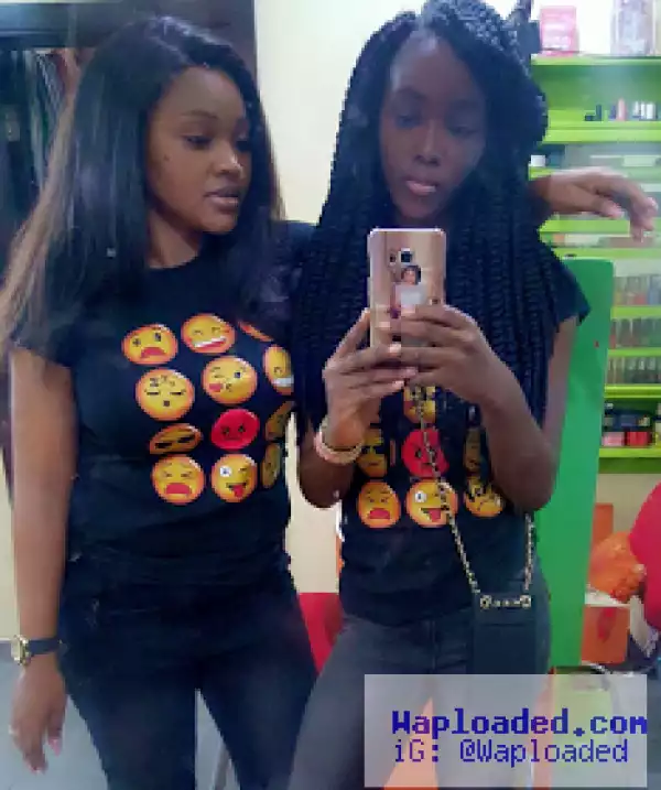 Mercy Aigbe and daughter step out in matching outfit